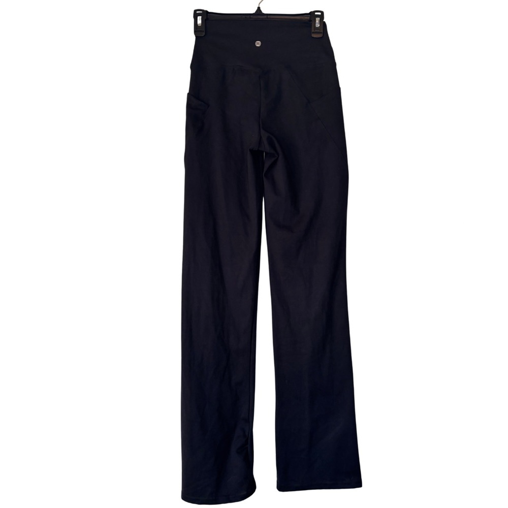 3/$20 Balance Collection Women's Black Straight Leg Yoga Pants - Picture 2 of 4